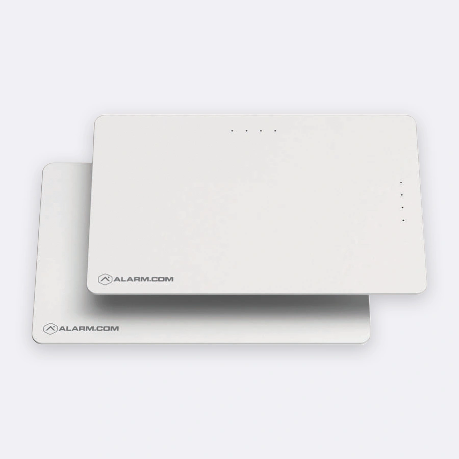 Chipkarte mit Schlitzlochmarkierung und 4K zur Benutzerverwaltung über Alarm.com