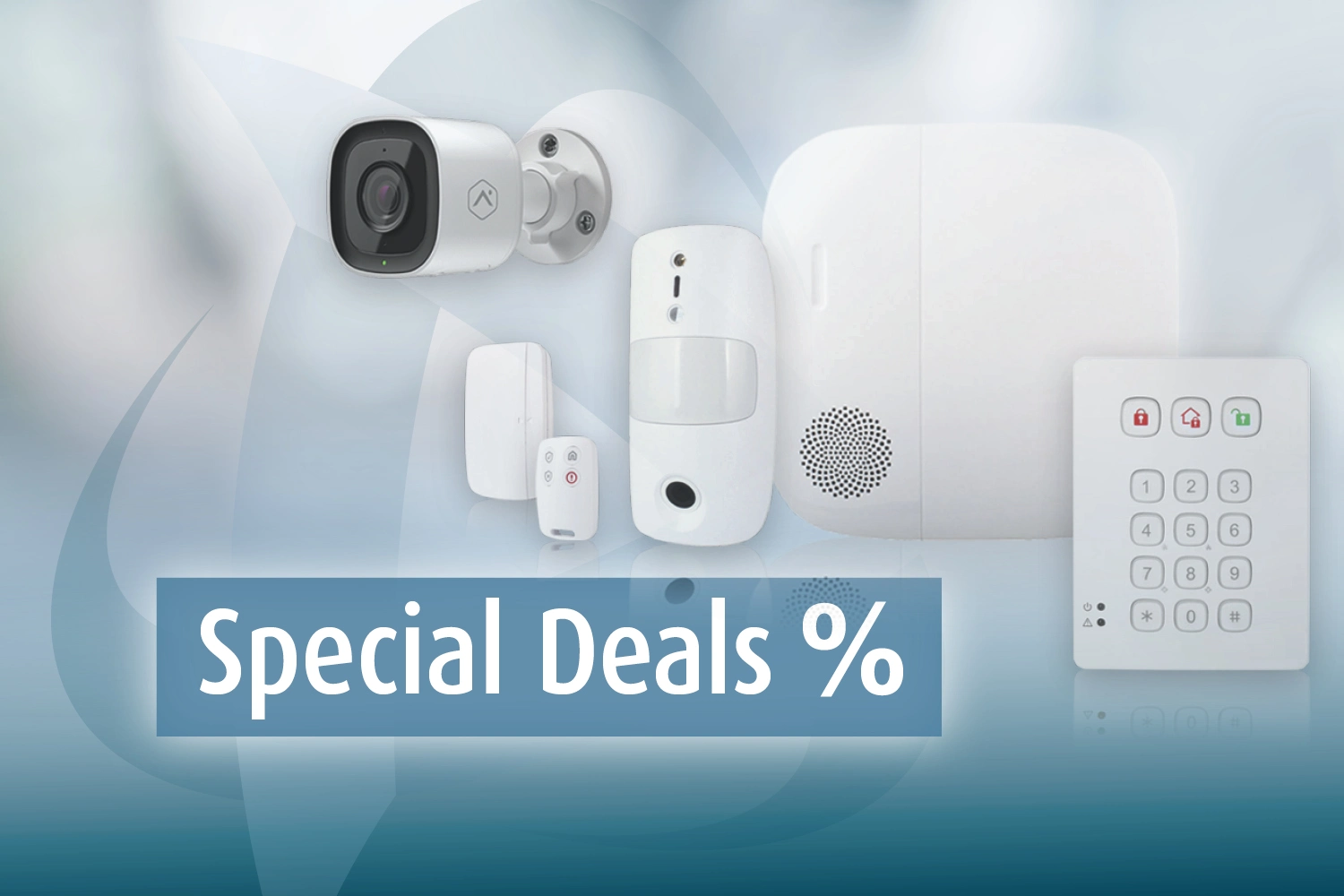 Image-Banner mit Produkt-Bundle und Schriftzug "Special Deals %"